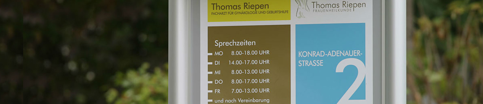 Dr. med. Thomas Riepen Facharzt für Frauenheilkunde und Geburtshilfe